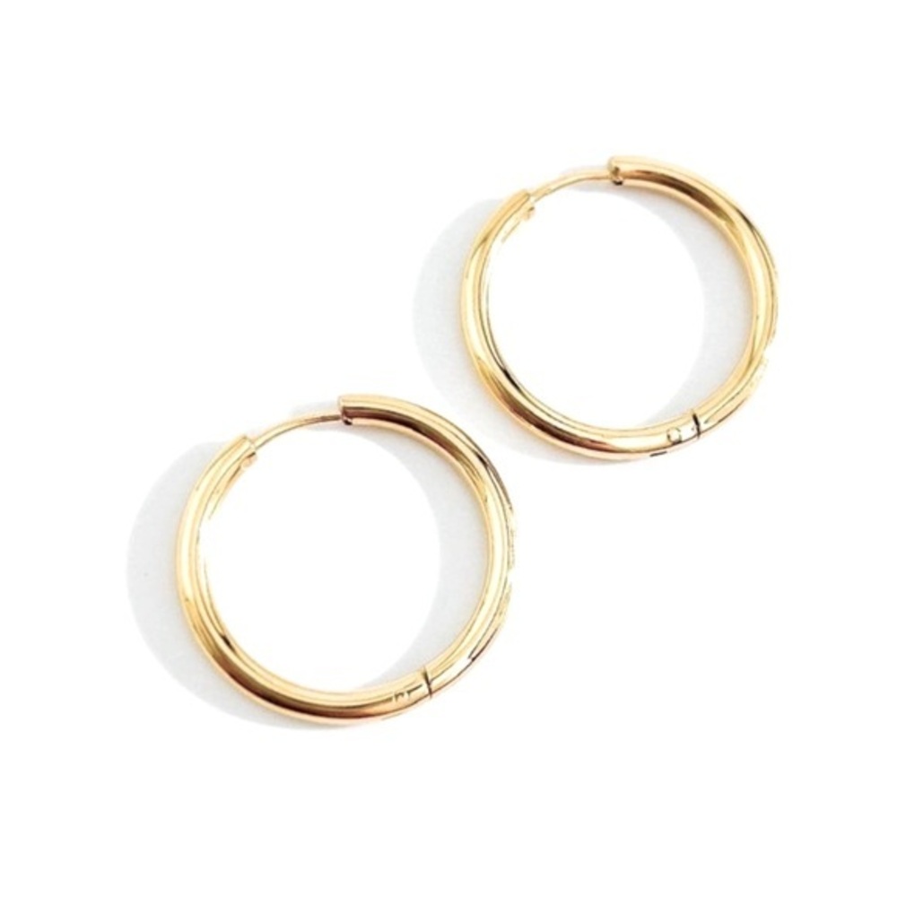 Nwt MM Lafleur Small Claressa Gold Earrings